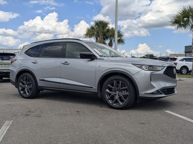 Lunar Silver Metallic 2023 Acura MDX SH-AWD with A-SPEC Package SUV / Crossover All-Wheel Drive Automatic