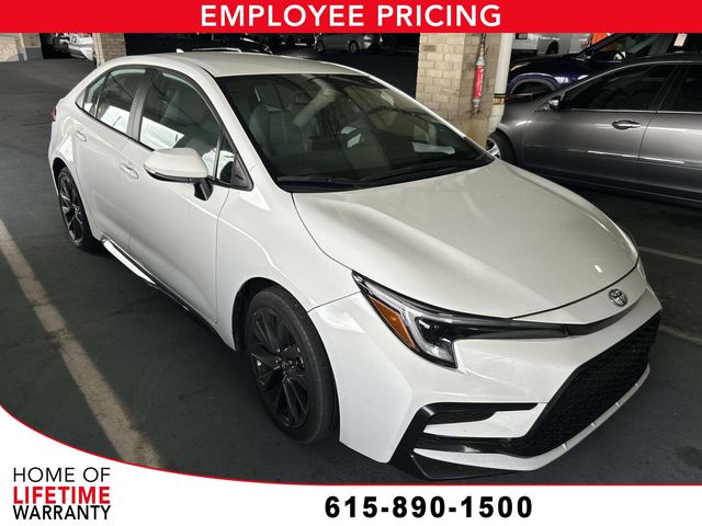 Ice 2023 Toyota Corolla Sedan Front-Wheel Drive Continuously Variable Transmission