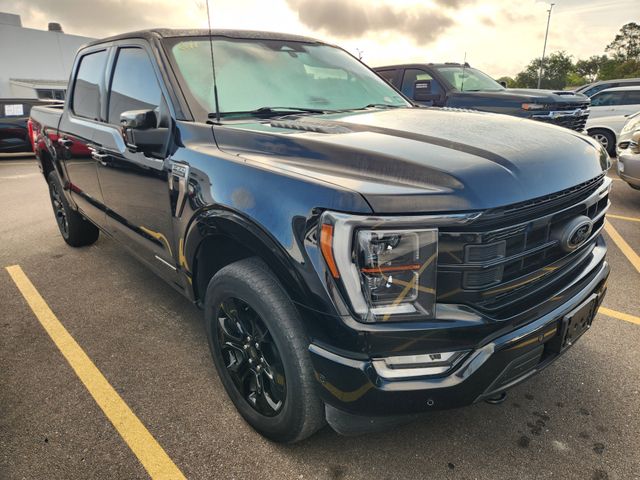Black Metallic 2022 Ford F-150 Platinum SuperCrew 4WD Pickup Truck Four-Wheel Drive Automatic