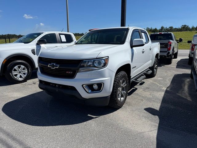Summit White 2018 Chevrolet Colorado Z71 Crew Cab 4WD Pickup Truck Four-Wheel Drive 8-Speed Automatic