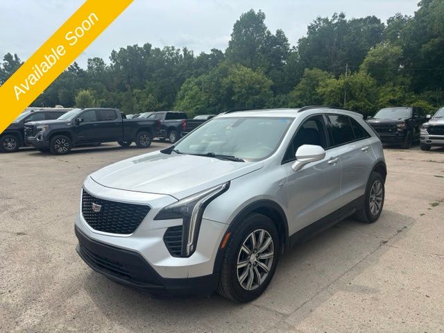 Silver 2019 Cadillac XT4 SUV / Crossover Four-Wheel Drive 9-Speed Automatic