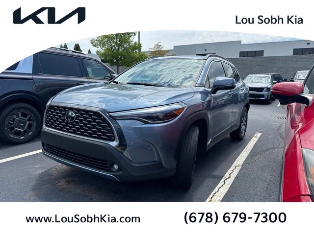 Blue Metallic 2023 Toyota Corolla Cross SUV / Crossover Front-Wheel Drive Continuously Variable Transmission