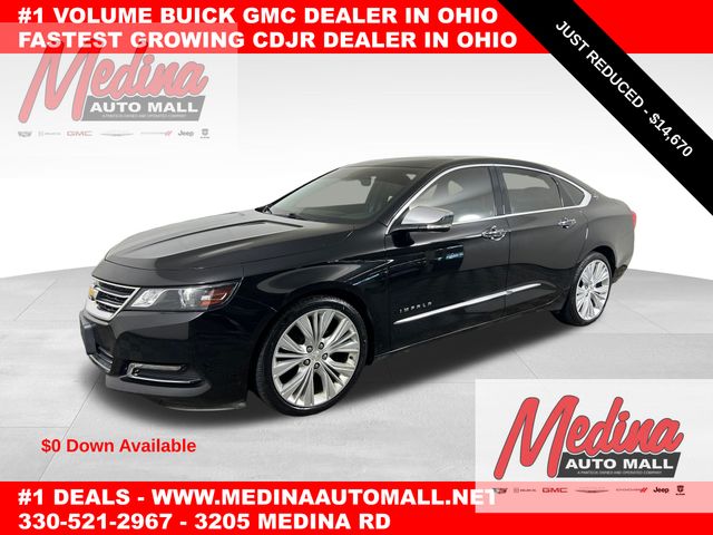 Mosaic Black Metallic 2016 Chevrolet Impala Sedan Front-Wheel Drive 6-Speed Automatic Overdrive