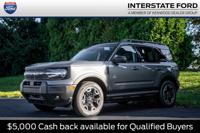 Carbonized Gray Metallic 2025 Ford Bronco Sport SUV / Crossover All-Wheel Drive 8-Speed Automatic