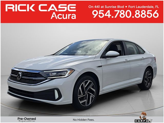 Pure White 2023 Volkswagen Jetta 1.5T SEL FWD Sedan Front-Wheel Drive 8-Speed Automatic