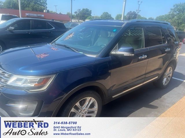 Blue 2017 Ford Explorer SUV / Crossover All-Wheel Drive 6-Speed Automatic