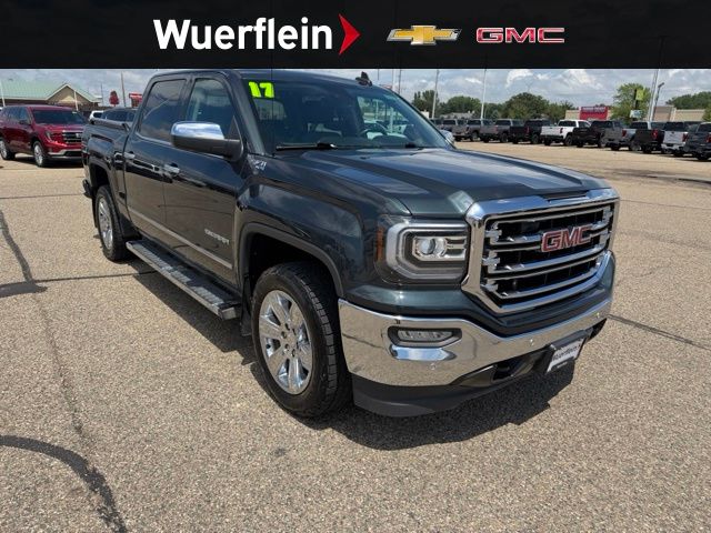 Dark Slate Metallic 2017 GMC Sierra 1500 Pickup Truck Four-Wheel Drive 8-Speed Automatic Overdrive