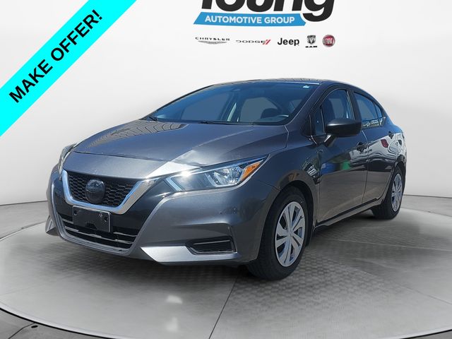 Gray (Gun Metallic) 2021 Nissan Versa Sedan Front-Wheel Drive Continuously Variable Transmission