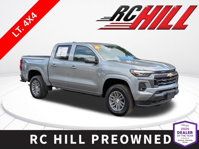 Sterling Gray Metallic 2025 Chevrolet Colorado LT Crew Cab 4WD Pickup Truck Four-Wheel Drive 8-Speed Automatic