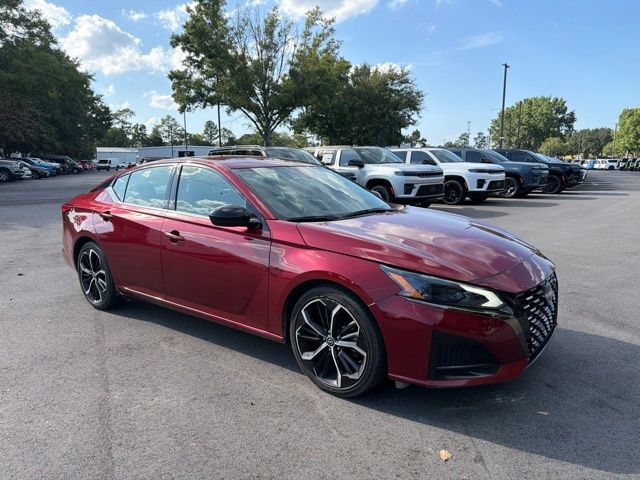 Red (Scarlet Ember) 2024 Nissan Altima Sedan Front-Wheel Drive Continuously Variable Transmission