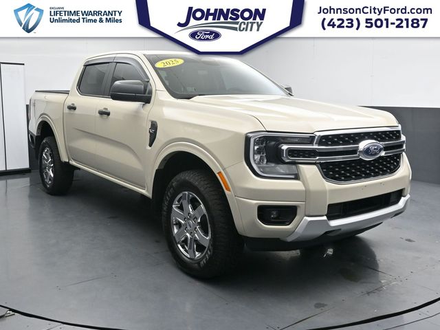 Desert Sand 2025 Ford Ranger XLT SuperCrew 4WD Pickup Truck Four-Wheel Drive Automatic