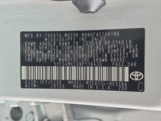 Used 2022 Toyota Corolla Sedan