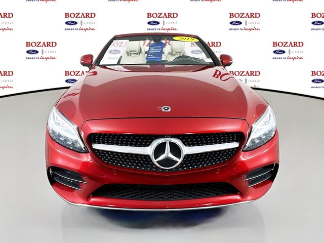 2019 Red Mercedes-Benz C-Class C 300 RWD Convertible