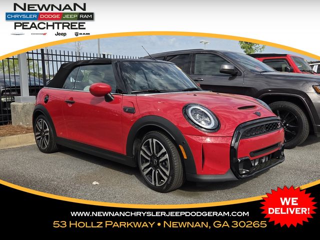 Chili Red 2023 MINI Cooper S Convertible FWD Convertible Front-Wheel Drive 7-Speed Automatic