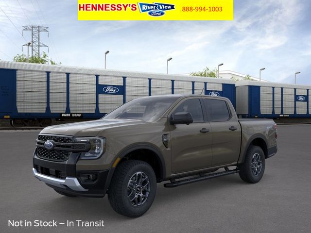 Marsh Gray 2026 Ford Ranger XLT SuperCrew 4WD Pickup Truck Four-Wheel Drive Automatic