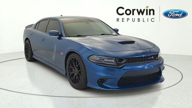 Blue (Frostbite) 2020 Dodge Charger Scat Pack RWD Sedan Rear-Wheel Drive 8-Speed Automatic