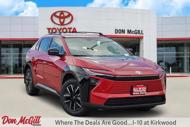 2026 Toyota bZ XLE Red at Community Toyota