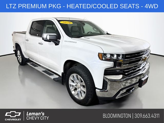 White (Iridescent Pearl Tricoat) 2020 Chevrolet Silverado 1500 Pickup Truck Four-Wheel Drive Automatic