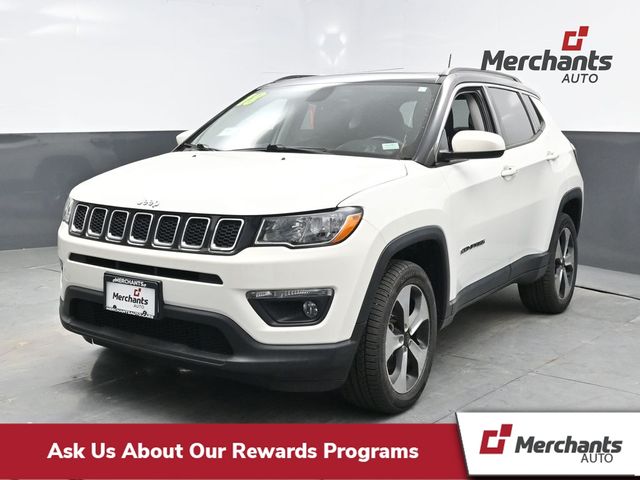 White Clearcoat 2018 Jeep Compass Latitude 4WD SUV / Crossover Four-Wheel Drive 9-Speed Automatic