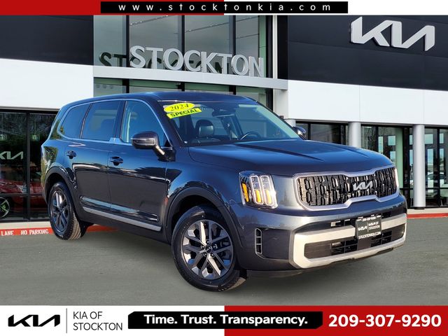 Gravity Gray 2024 Kia Telluride LX FWD SUV / Crossover Front-Wheel Drive 8-Speed Automatic