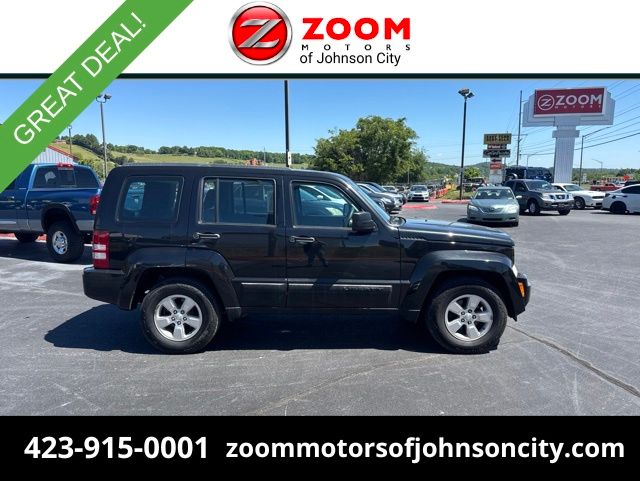Brilliant Black Crystal Pearlcoat 2012 Jeep Liberty SUV / Crossover Four-Wheel Drive 4-Speed Automatic