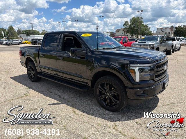 Black Metallic 2025 Ford F-150 Pickup Truck Four-Wheel Drive Automatic