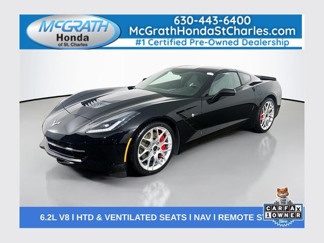 Black 2015 Chevrolet Corvette Coupe Rear-Wheel Drive 8-Speed Automatic