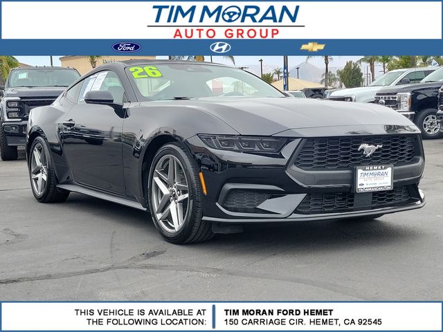Shadow Black 2026 Ford Mustang Coupe Rear-Wheel Drive Automatic
