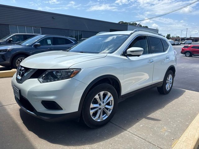 Pearl White 2016 Nissan Rogue SUV / Crossover All-Wheel Drive Continuously Variable Transmission