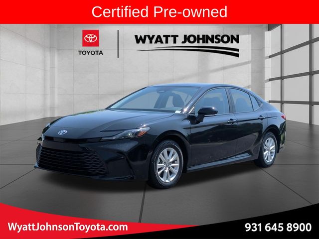 Midnight Black Metallic 2025 Toyota Camry Sedan Front-Wheel Drive Continuously Variable Transmission