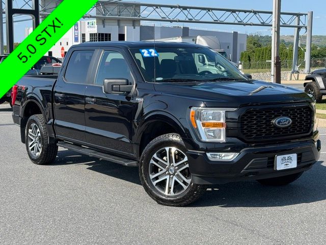 Black Metallic 2022 Ford F-150 Pickup Truck Four-Wheel Drive Automatic