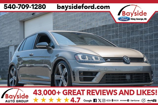 Limestone Gray Metallic 2017 Volkswagen Golf R Hatchback All-Wheel Drive 6-Speed Manual