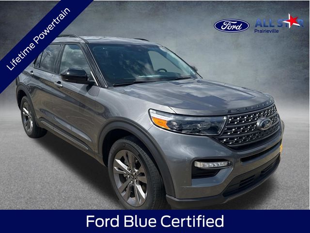 Gray Metallic 2023 Ford Explorer XLT AWD SUV / Crossover All-Wheel Drive Automatic