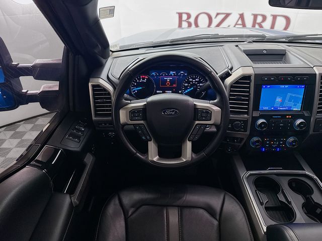 2020 Blue Ford Super Duty F-250 SRW Platinum 4X4 Truck