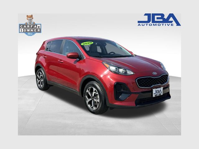 Hyper Red 2020 Kia Sportage LX FWD SUV / Crossover Front-Wheel Drive 6-Speed Automatic Overdrive