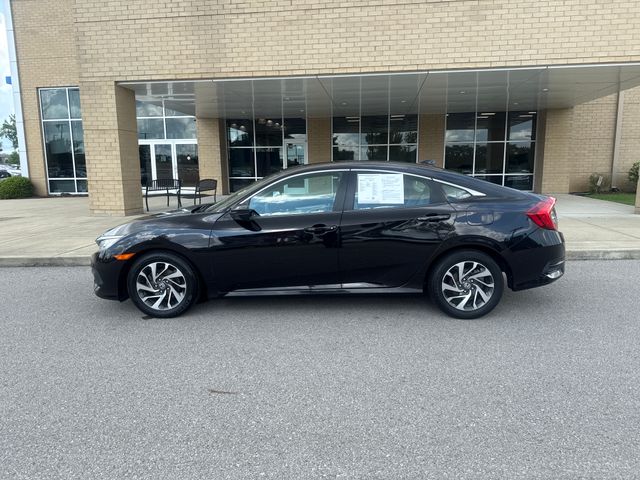 Crystal Black Pearl 2017 Honda Civic Sedan Front-Wheel Drive Continuously Variable Transmission