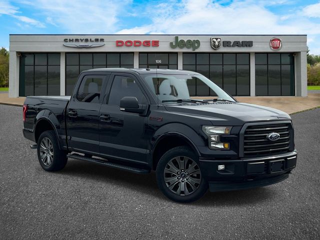 Shadow Black 2017 Ford F-150 XLT SuperCrew 4WD Pickup Truck Four-Wheel Drive 6-Speed Automatic