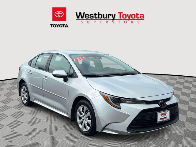 Classic Silver Metallic 2024 Toyota Corolla Sedan Front-Wheel Drive Continuously Variable Transmission
