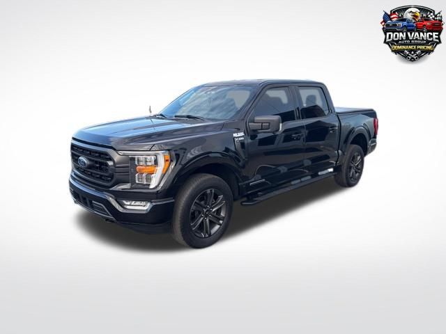 Black Metallic 2023 Ford F-150 XLT SuperCrew 4WD Pickup Truck Four-Wheel Drive Automatic