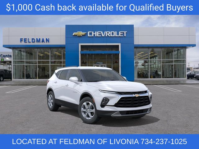 Summit White 2026 Chevrolet Blazer SUV / Crossover  9-Speed Automatic Overdrive