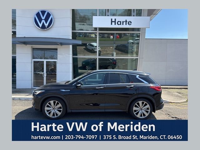 Black Obsidian 2020 INFINITI QX50 Sensory AWD SUV / Crossover All-Wheel Drive Continuously Variable Transmission