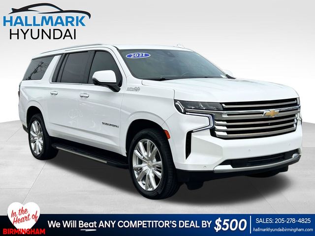 Summit White 2021 Chevrolet Suburban SUV / Crossover 4X2