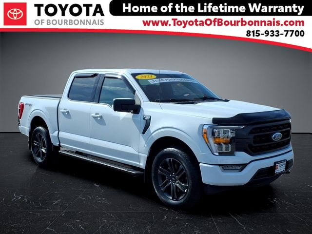 Oxford White 2021 Ford F-150 XLT SuperCrew 4WD Pickup Truck Four-Wheel Drive Automatic