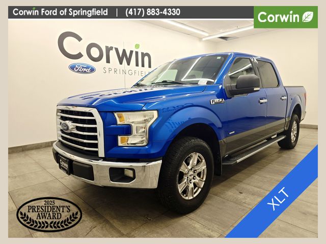 Blue Flame Metallic 2016 Ford F-150 Pickup Truck Four-Wheel Drive 6-Speed Automatic