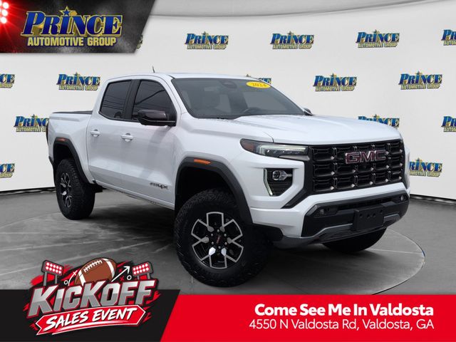 Summit White 2024 GMC Canyon Pickup Truck Four-Wheel Drive 8-Speed Automatic