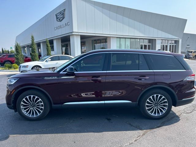 Red (Burgundy) 2022 Lincoln Aviator SUV / Crossover All-Wheel Drive Automatic