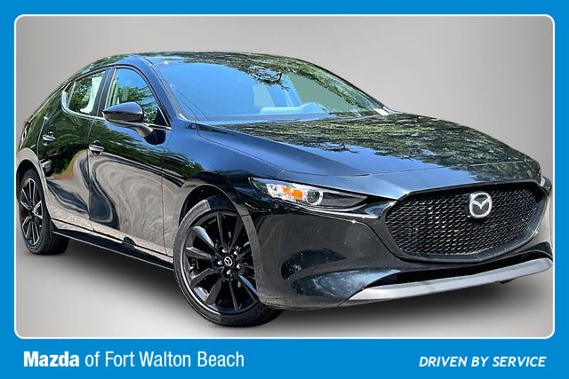 Jet Black Mica 2024 Mazda MAZDA3 Hatchback Front-Wheel Drive 6-Speed Automatic