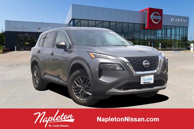 Gray (Gun Metallic) 2023 Nissan Rogue S FWD SUV / Crossover Front-Wheel Drive Continuously Variable Transmission