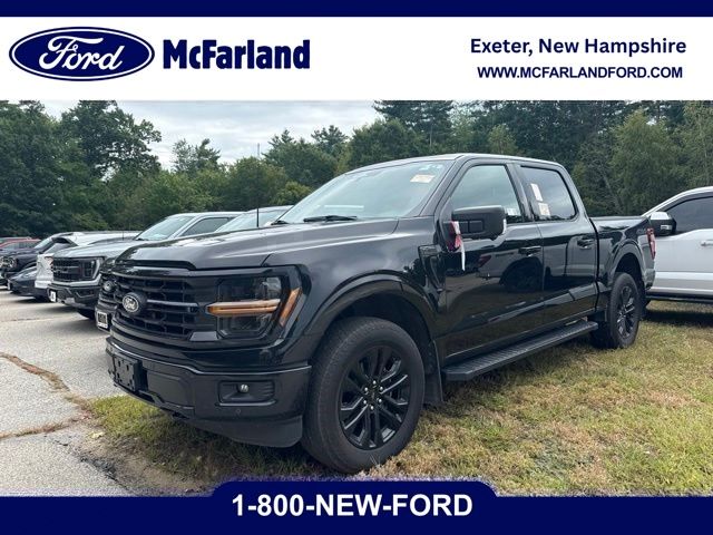 Black 2024 Ford F-150 Pickup Truck Four-Wheel Drive Automatic