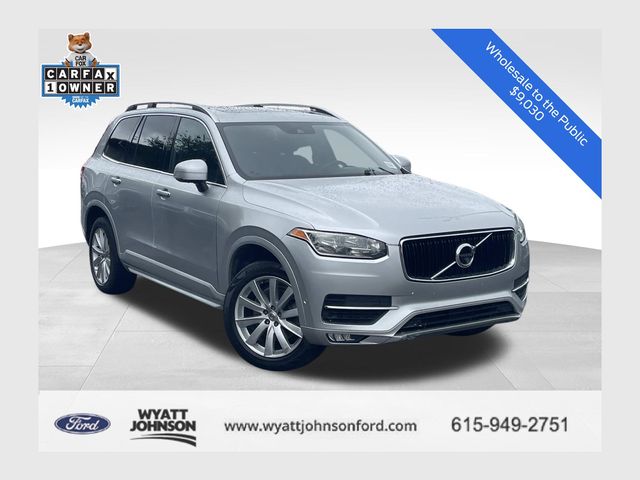 Bright Silver Metallic 2016 Volvo XC90 T6 Momentum AWD SUV / Crossover All-Wheel Drive Automatic